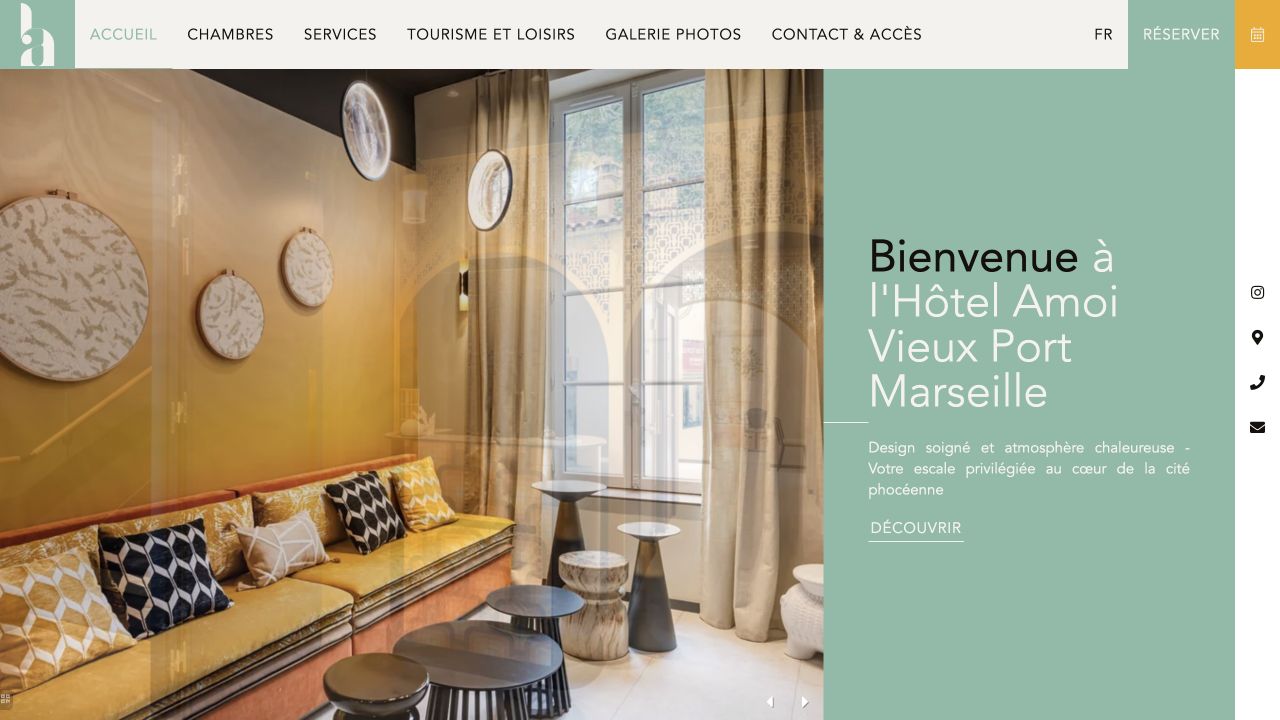 Capture du site de Hôtel Amoi Vieux Port